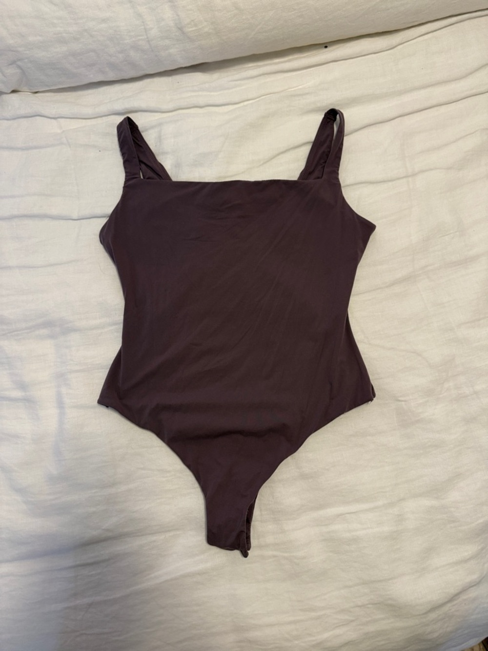 Skims Fits Everybody Square Neck bodysuit - Purple - Large